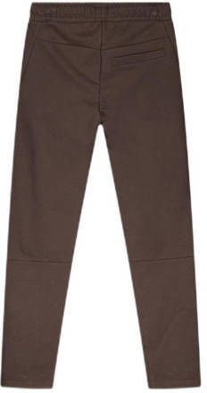 Bellaire regular fit broek donkerbruin Jongens Sweat 122 128