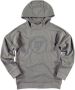 Bellaire hoodie met logo grijsgroen Sweater Logo 170 176 - Thumbnail 2