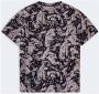 Bellaire T-shirt met all over print zwart paars Jongens Katoen Ronde hals 122 128 - Thumbnail 2