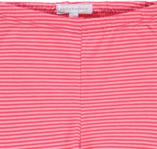 Bellybutton baby gestreepte legging met katoen roze Streep 62 - Foto 2