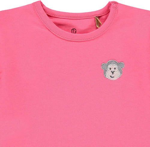 Bellybutton baby longsleeve roze Meisjes Katoen Ronde hals Effen 56 - Foto 2