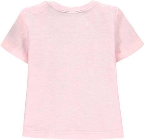 Bellybutton T-shirt roze Meisjes Katoen Ronde hals Effen 80 - Foto 3