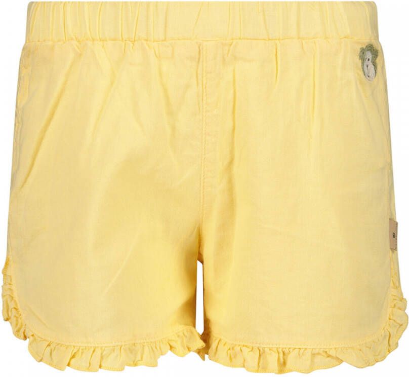 Bellybutton strandshort geel Korte broek Meisjes Katoen Effen 104