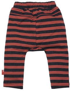 BESS baby gestreepte regular fit broek rood zwart Jongens Stretchkatoen 50 - Foto 2