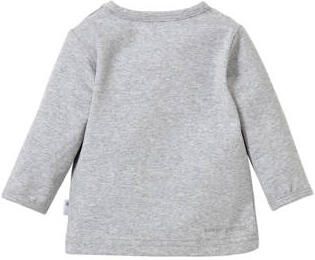 BESS baby longsleeve Grijs Stretchkatoen Ronde hals Tekst 50 - Foto 2