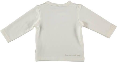 BESS baby longsleeve met printopdruk ecru Stretchkatoen Ronde hals 50 - Foto 2