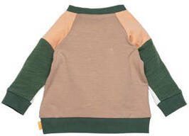 BESS baby sweater zand groen Beige Jongens Stretchkatoen Ronde hals Meerkleurig 50 - Foto 2