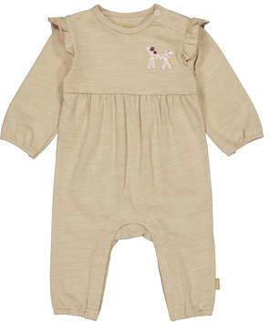 BESS boxpak met borduursels zand Beige Meisjes Stretchkatoen Ronde hals