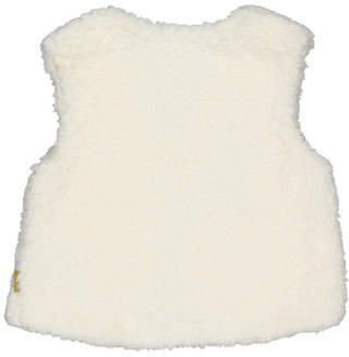 BESS gilet ecru Meisjes Stretchkatoen Ronde hals Effen - Foto 3