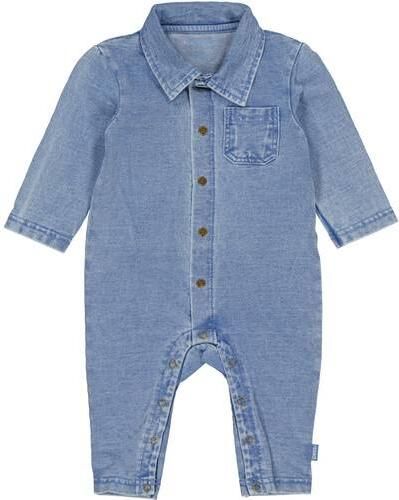 BESS katoenen boxpak blue denim Blauw Jongens Stretchkatoen Klassieke kraag
