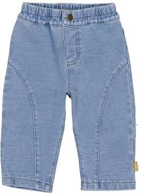 BESS katoenen regular fit babybroek blue denim Blauw Jongens Stretchkatoen