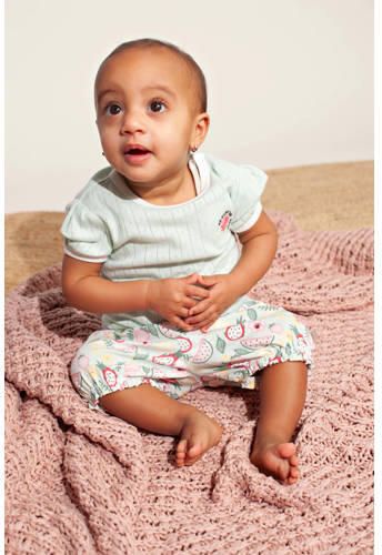 BESS regular waist casual short groen Korte broek Meisjes Katoen All over print - Foto 2