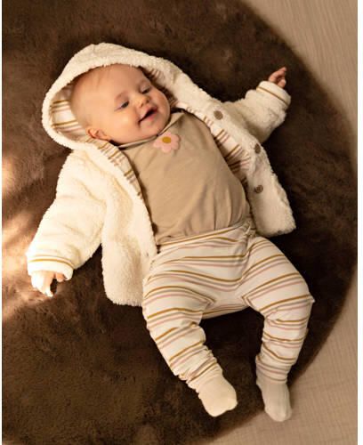 BESS teddy jas wit Effen | Jas van - Foto 2