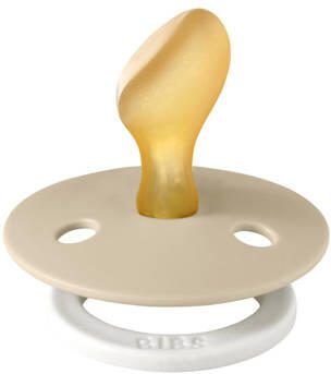BIBS Colour fopspeen Glow in the dark Anatomisch Blush Vanilla (2 stuks)