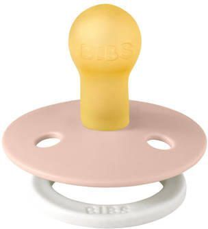 BIBS Colour fopspeen Glow in the dark Blush Vanilla ( 2 stuks)