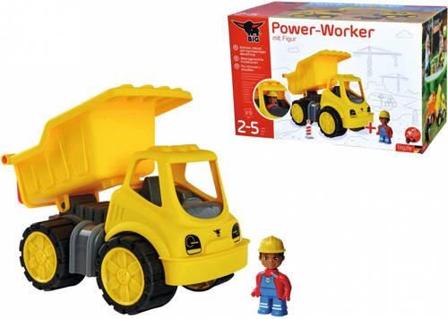 BIG Speelgoed kiepwagen Power Worker Kipper + Figur Made in Ger y