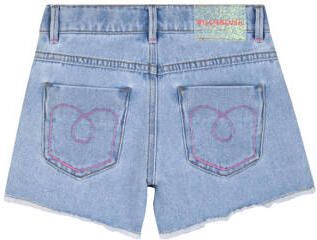 Billieblush denim short light blue denim Blauw All over print - Foto 3