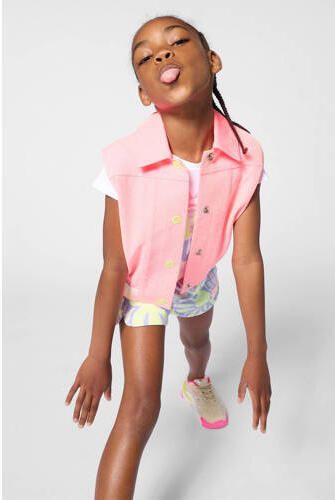 Billieblush gilet roze Meisjes Polyester Klassieke kraag Effen