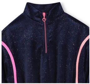 Billieblush korte jurk donkerblauw Meisjes Polyester Opstaande kraag Effen - Foto 3