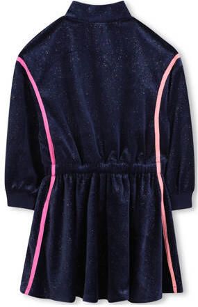 Billieblush korte jurk donkerblauw Meisjes Polyester Opstaande kraag Effen - Foto 2