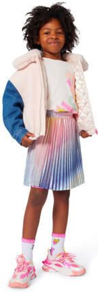 Billieblush korte rok multi Meisjes Polyester Dip-dye
