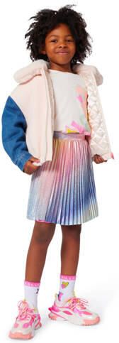 Billieblush longsleeve roze Meisjes Katoen Ronde hals Printopdruk
