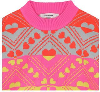 Billieblush sweater roze Trui Meisjes Acryl Ronde hals All over print - Foto 2