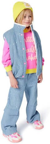 Billieblush sweater roze Trui Meisjes Acryl Ronde hals Printopdruk