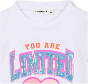 Billieblush sweater wit Meisjes Katoen Ronde hals Printopdruk - Foto 3
