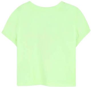 Billieblush T-shirt groen Meisjes Katoen Ronde hals Printopdruk - Foto 3