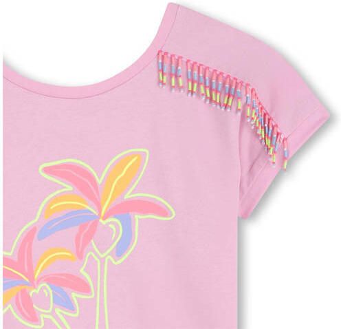 Billieblush T-shirt lichtroze Meisjes Katoen Ronde hals Printopdruk - Foto 2