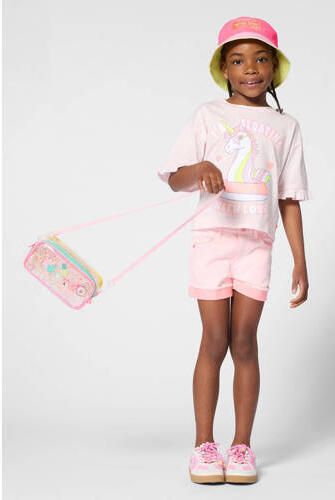 Billieblush T-shirt lichtroze Meisjes Katoen Ronde hals Printopdruk