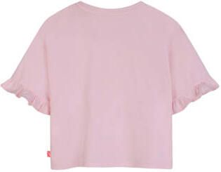 Billieblush T-shirt lichtroze Meisjes Katoen Ronde hals Printopdruk - Foto 3