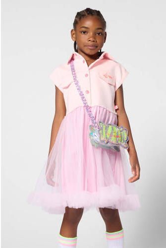 Billieblush zomerjurk roze Meisjes Polyester Klassieke kraag Effen