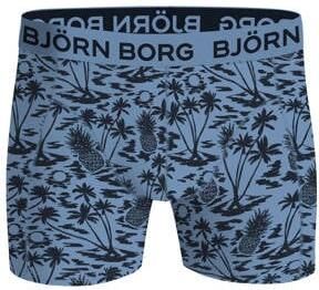 Björn Borg boxershort set van 3 blauw donkerblauw zwart Jongens Stretchkatoen 122-128