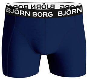 Björn Borg boxershort set van 3 blauw donkerblauw zwart Jongens Stretchkatoen 122-128 - Foto 2