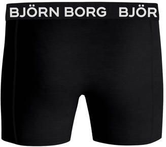 Björn Borg boxershort zwart (set van 3) Jongens Stretchkatoen Effen maat 158-164 - Foto 4