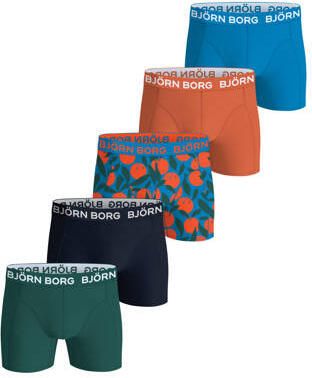 Björn Borg boxershorts (set van 5) Blauw Jongens Stretchkatoen All over print - Foto 2