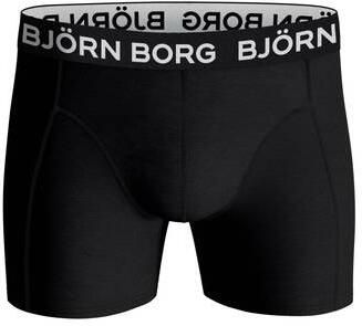 Björn Borg boxershorts zwart (set van 2) Jongens Stretchkatoen Effen - Foto 3