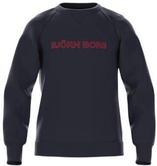 Björn Borg sweater donkerblauw Jongens Katoen Ronde hals Effen