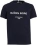 Björn Borg T-shirt met logo donkerblauw Jongens Katoen Ronde hals Logo 134 140 - Thumbnail 2