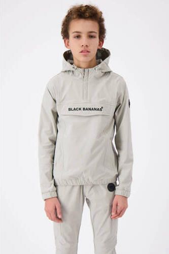 BLACK BANANAS anorak zomer grijs Jas Jongens Polyester Capuchon Tekst 128