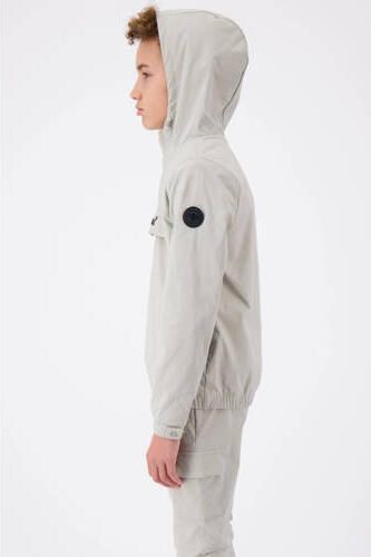 BLACK BANANAS anorak zomer grijs Jas Jongens Polyester Capuchon Tekst 128 - Foto 3