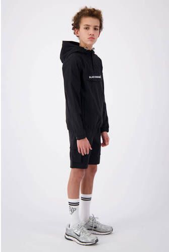 BLACK BANANAS anorak zomer zwart Jas Jongens Polyester Capuchon Tekst 176 - Foto 2