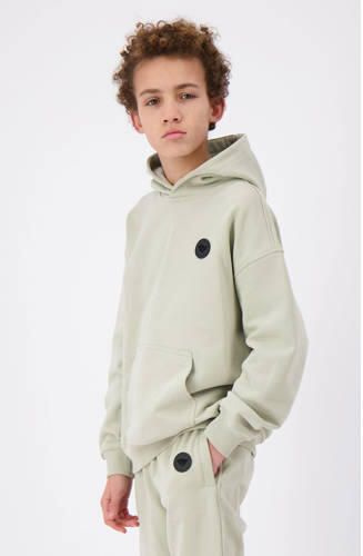 BLACK BANANAS hoodie lichtgroen Sweater Effen 128