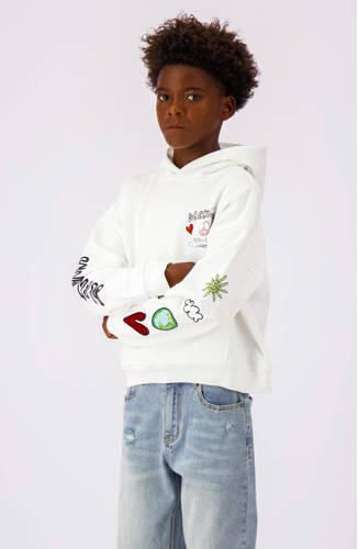 BLACK BANANAS hoodie met printopdruk ecru Sweater Printopdruk 176 - Foto 2