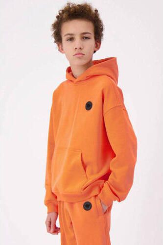 BLACK BANANAS hoodie oranje Sweater Effen 128 | Sweater van - Foto 2