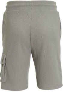 BLACK BANANAS regular fit cargo short JR. WAFFLE grijs Korte broek Jongens Katoen 128