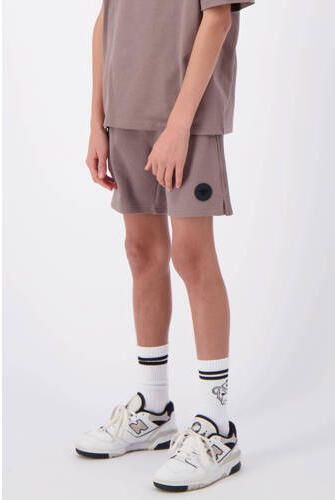 BLACK BANANAS regular fit sweatshort bruin Korte broek Jongens Katoen Effen 140 - Foto 3