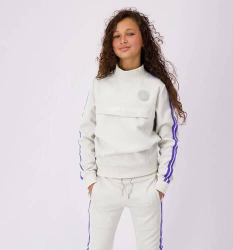 BLACK BANANAS sweater grijs Effen 140 | Sweater van